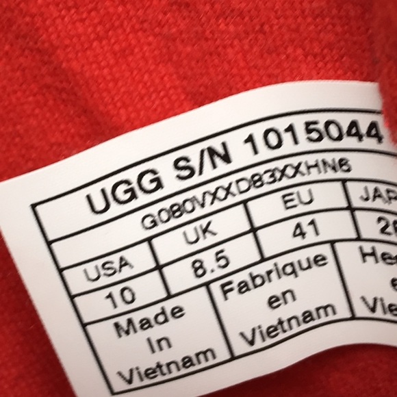 Ugg Karine suede tan leather lace up sneakers - Picture 8 of 8